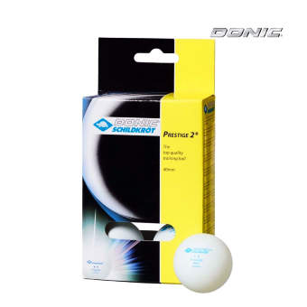 Мячики для настольного тенниса Donic Prestige 2, 6 шт, белые Мячики для настольного тенниса Donic Prestige 2, 6 шт, белые