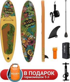 Сапборд Bradex Summer SF 0804 11’ прогулочный Сапборд Bradex Summer SF 0804 11’ прогулочный